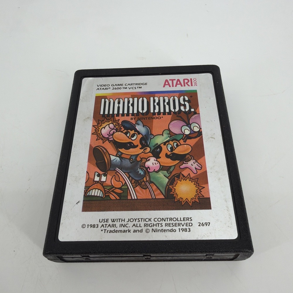 Atari Mario Bros. Video Game Cartridge for Atari 2600, 1983 Release